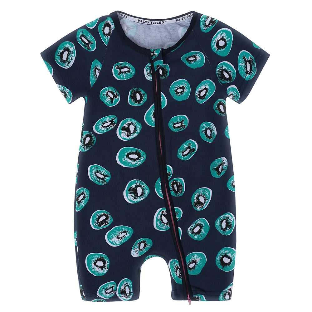 Kids Tales Sunshine Stories Cotton-Blend Printed Romper