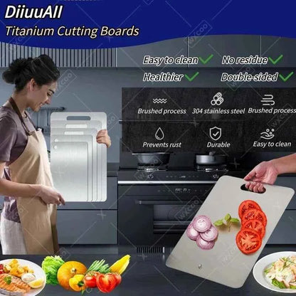 3PCS Stainless Steel Chopping Board