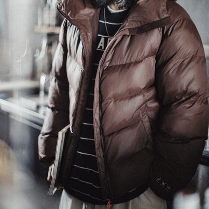 MADEN Quilted Puffer Jacket | Coffee or Khaki