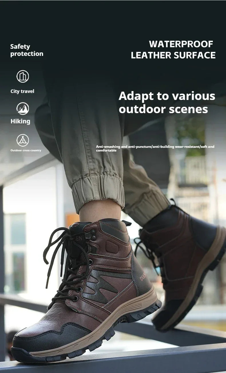 Kankeirr Waterproof Man's Safety Boots - ShopHub