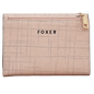 FOXER Women's Short Wallet – Premium Split Leather Design