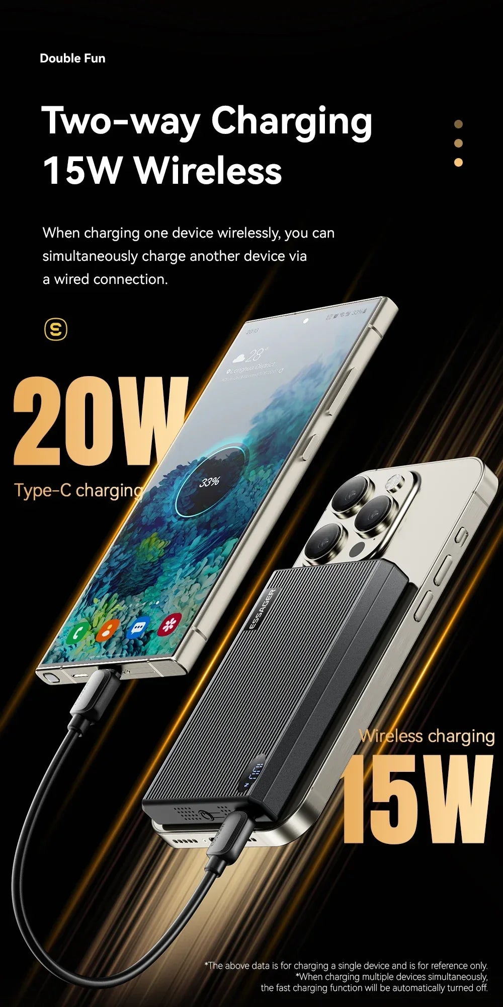 Essager Thin Magnetic Power Bank - ShopHub