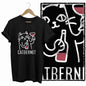 COOLMIND Black Cat Graphic T-Shirt | Women's 50-Design
