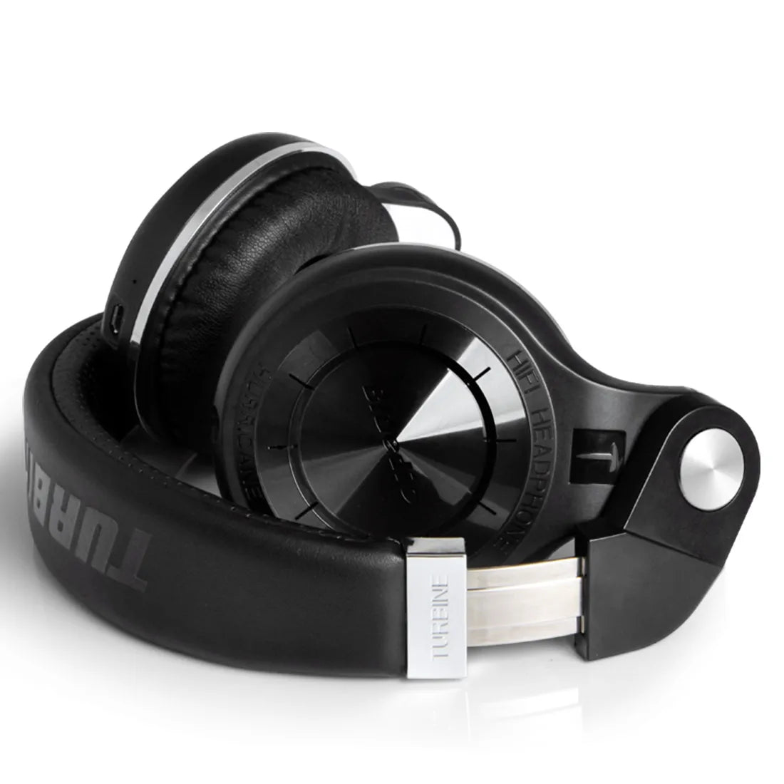 Bluetooth T2+ Headphone Wireless Foldable Sports Earphone with HIFI Sound, 57mm Strong Bass, and SD Card Slot