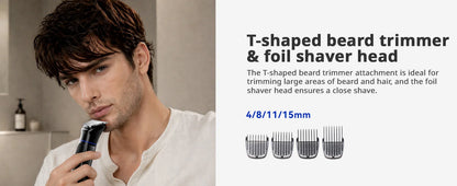Kensen S38 Electric Hair Trimmer for Men 6 in 1 Body Hair Shaver