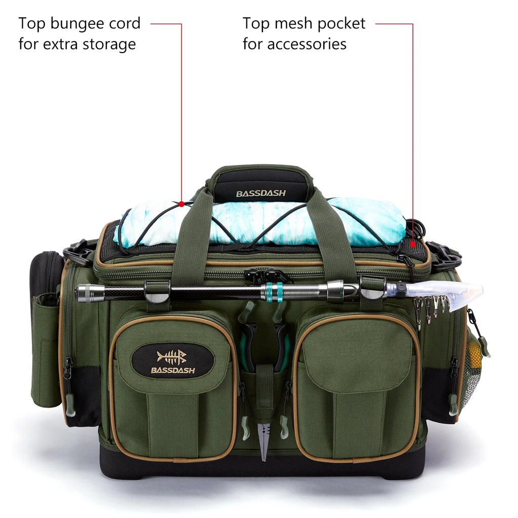 BASSDASH Fishing Tackle Shoulder Bag ShopHub