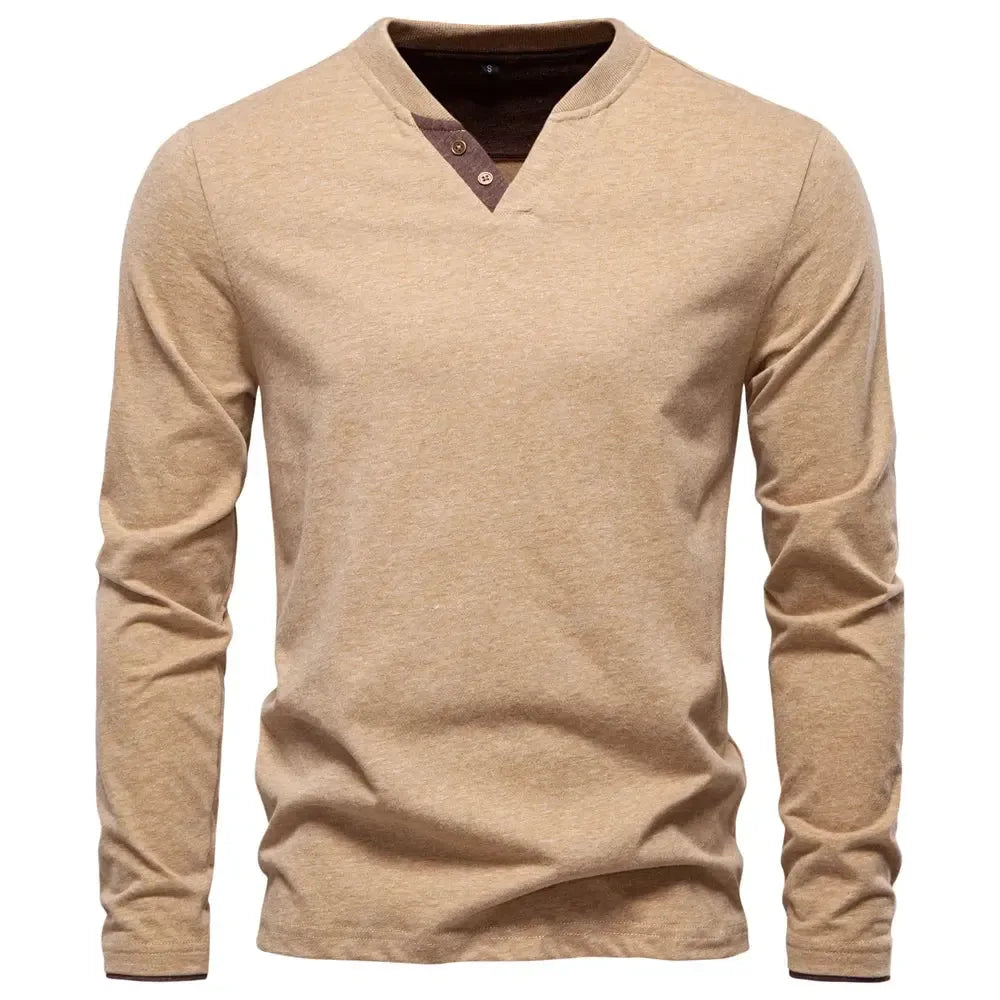 AIOPESON 100% Cotton Long Sleeve Shirts - ShopHub