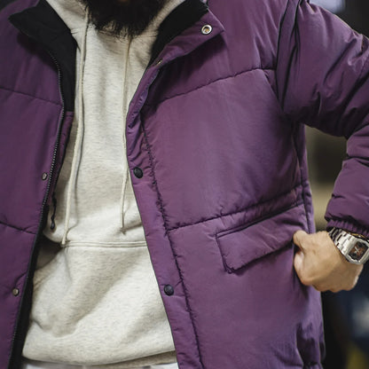 MADEN Reversible Padded Jacket | Green & Orange