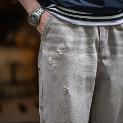 Maden Vintage Heavyweight Washed Gray Jeans