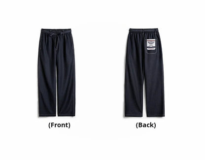 Maden Vintage Black Draped Non-Iron Denim Jeans