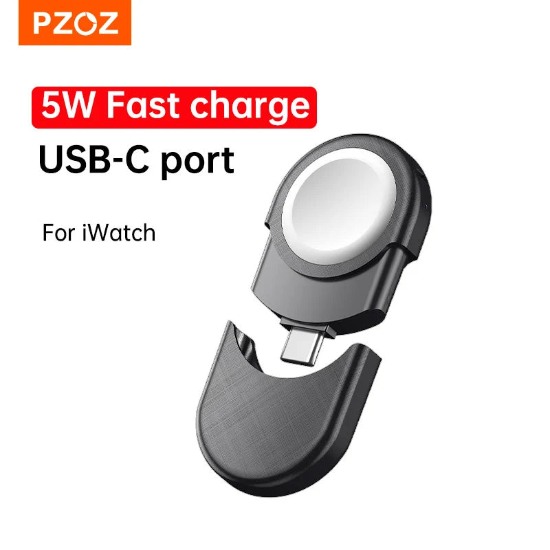 PZOZ SnapGo Portable Magnetic Charger for Apple Watch