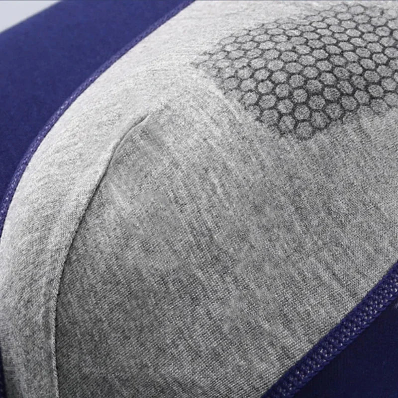 MiiOW 4Pcs Men's Breathable Cotton Underwear with Graphene Antibacterial Technology - Comfortable U Convex Bag Crotch Boxers