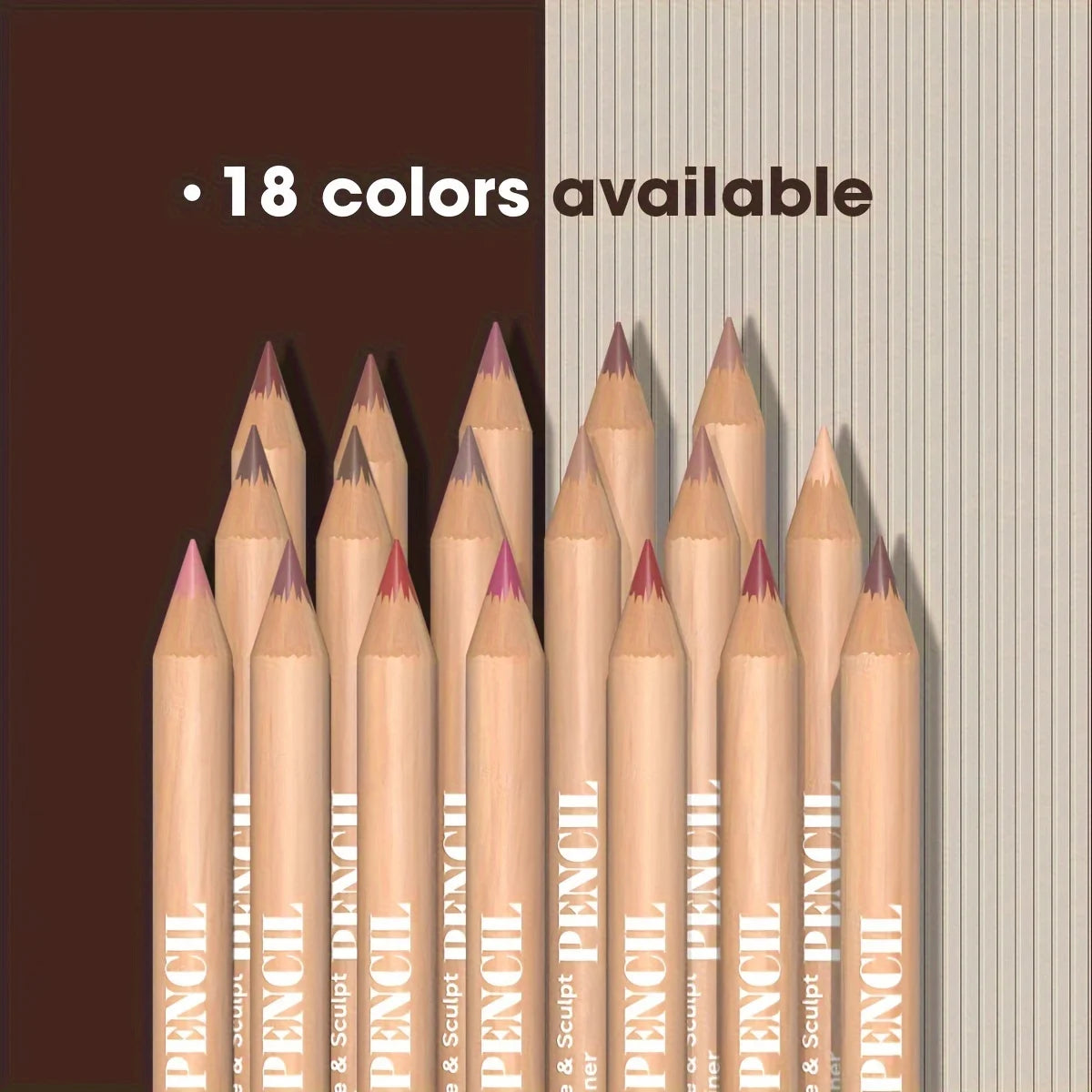 6pcs Velvet Matte Lip Liner Set