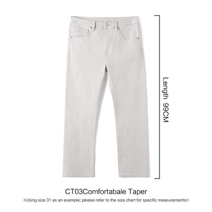 SMWOOD 2026 Autumn Winter New Men's 14OZ Heavyweight Jeans 4-Way Stretch Casual Denim Pants Durable Comfortable Trousers