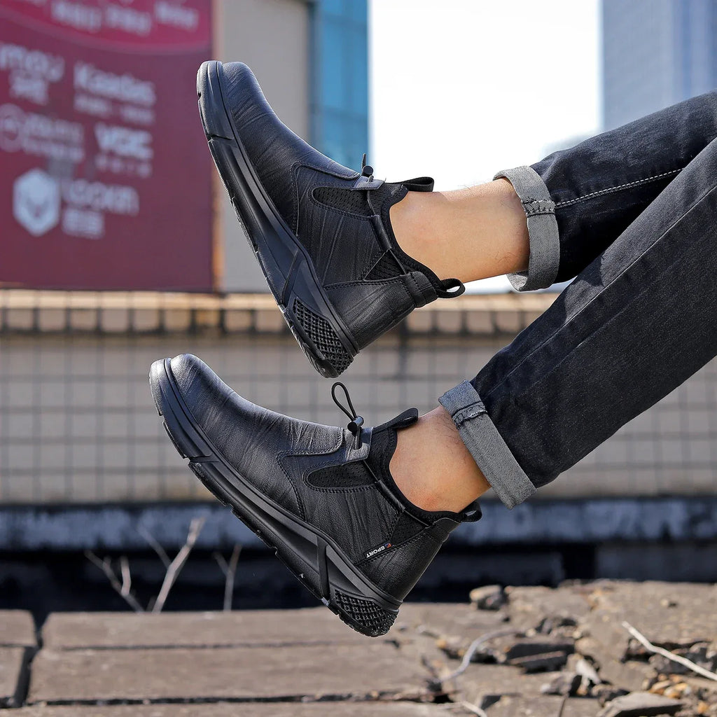 Unisex Work Safety Shoes With Steel Toes, Water Resistance - ShopHub