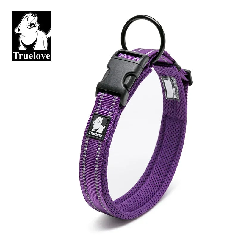 Truelove Adjustable Mesh Padded Dog Collar