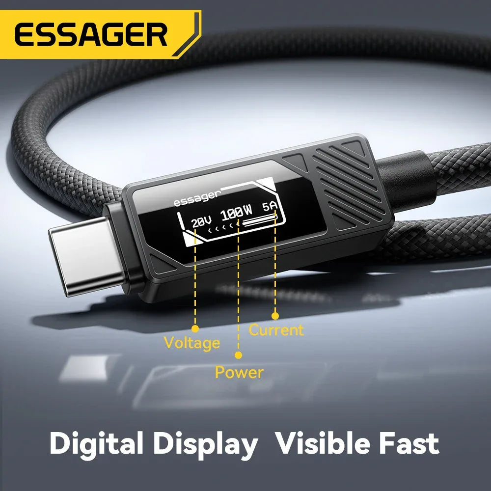 Essager 100W Type C to C Cable - ShopHub