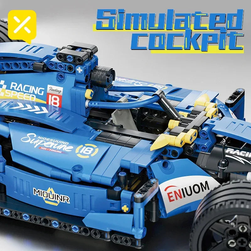 TOYLINX 1:10 Building Racing Car Blocks - ShopHub