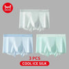 MiiOW Men's Ice Silk Briefs — 7A Antibacterial 3-Pack