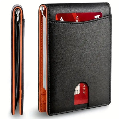 Rfid Carbon Fiber Men Wallets Man Card Holder Money Bag Slim Thin Mini Wallet Male Small Short Purse Black Walet Billfold Vallet