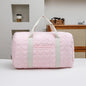 Newborn Baby Care Diaper Bag Mummy Shoulder Bag Embroidery Quilted Stroller Diaper Storage Organizer Large Handbags With Heart