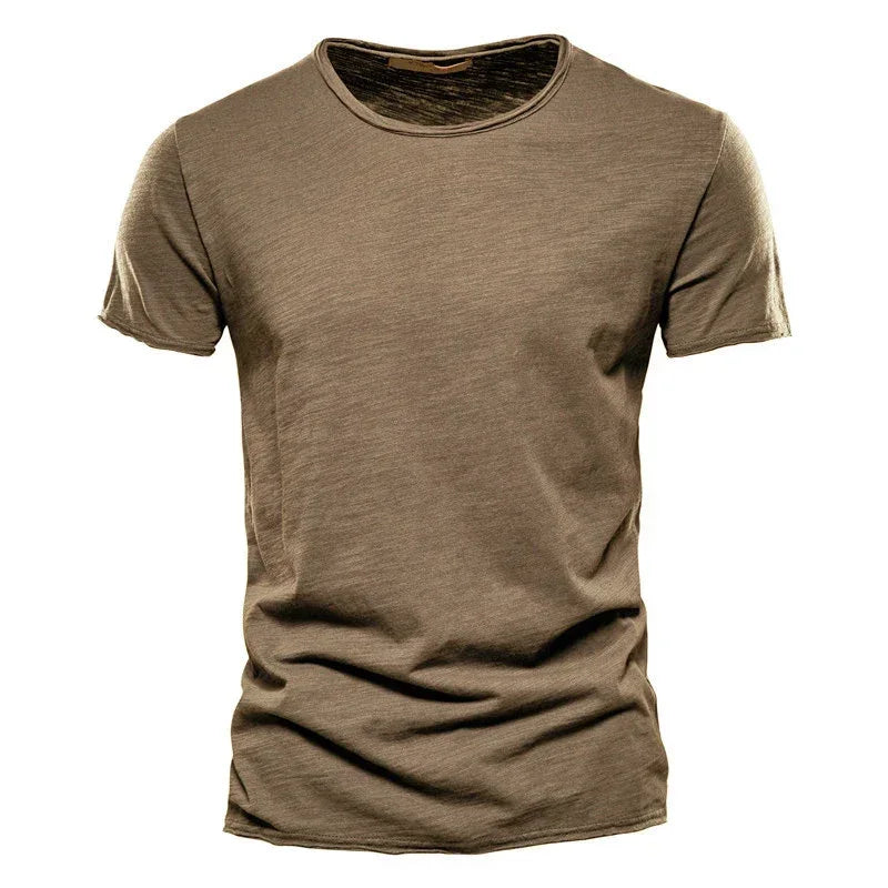AIOPESON 100% Cotton Casual Soft Fitness T-Shirts - ShopHub