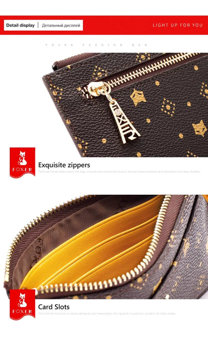 FOXER Mini Card Holder Wallet