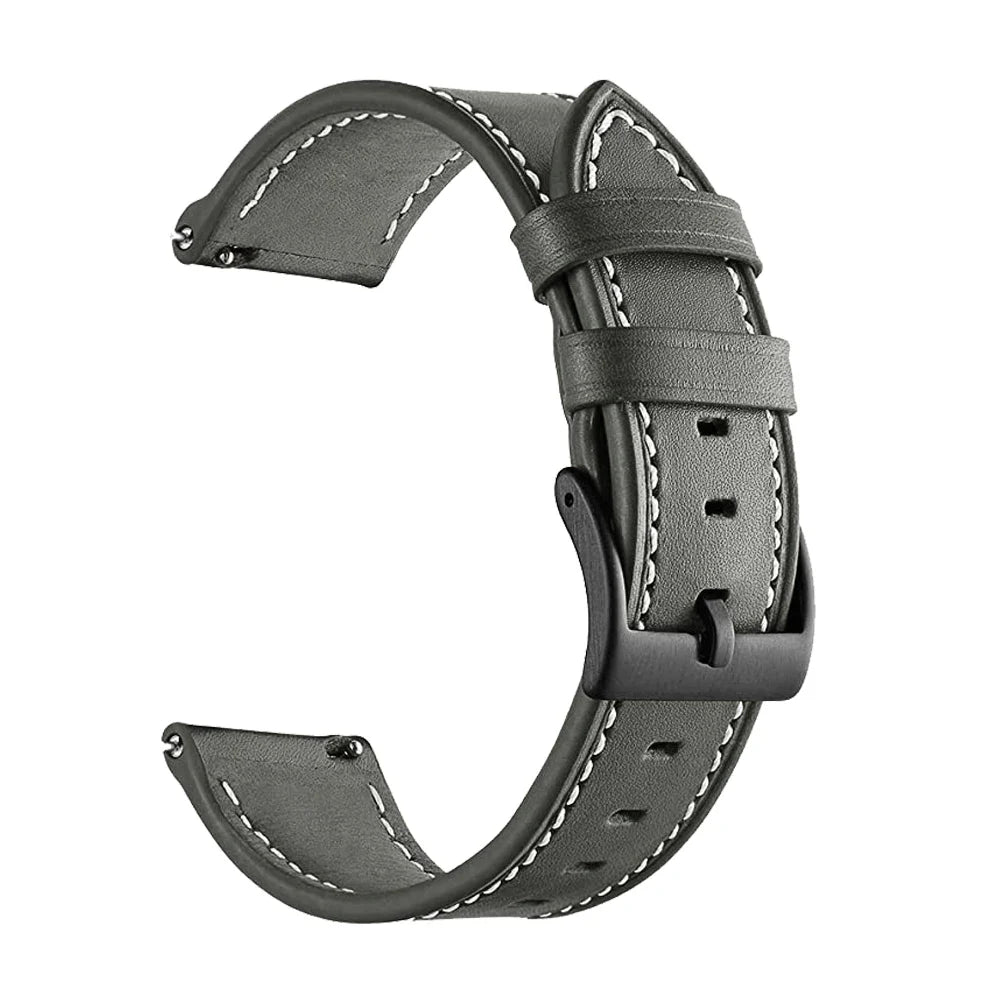 Leather Watch Strap for the Garmin Forerunner Series (available in 12 colours) Habicare