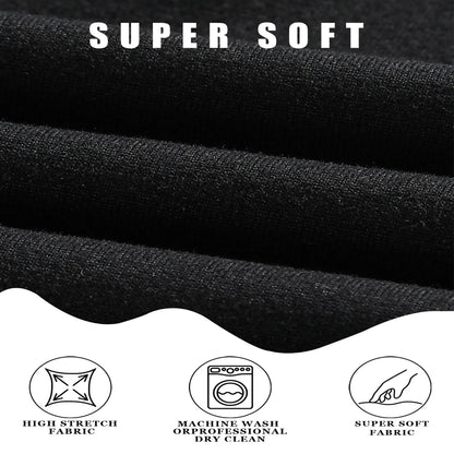 5-Pack of Women's High-Waisted Workout Leggings (various sizes and colours available) Habicare