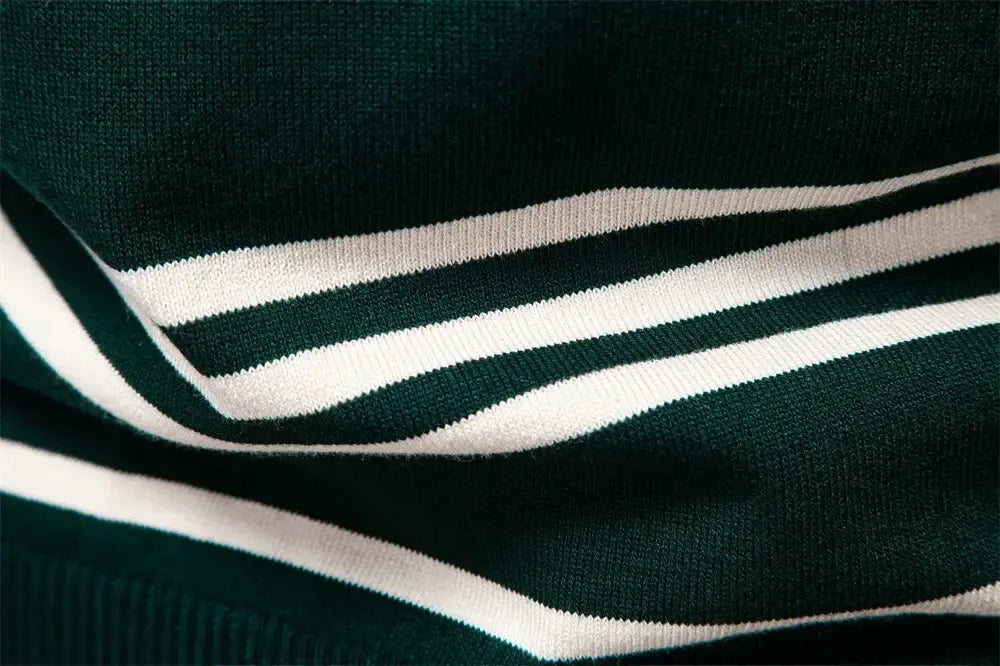 AIOPESON Colour Block Polos - ShopHub