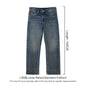 SIMWOOD High Standard 2026 Spring New 13oz Cotton Hemp Washed Vintage Jeans for Men,Classic Retro Casual Denim Trousers