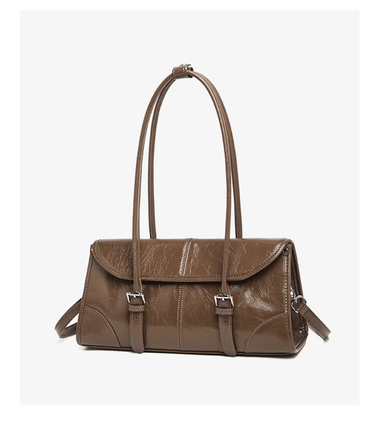 FOXER Women's Genuine Leather Shoulder Bag