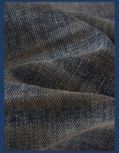 SIMWOOD High Standard Vintage Washed Selvedge Ripped Jeans