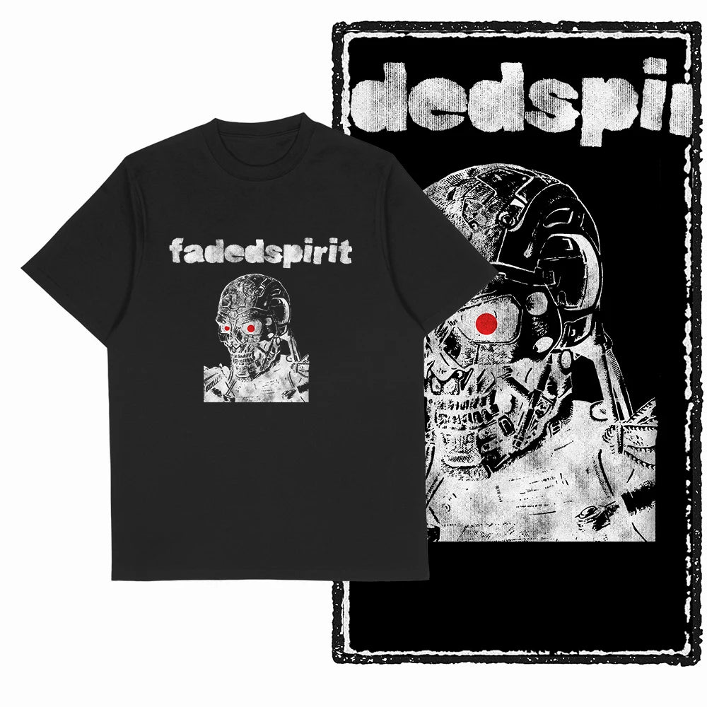 COOLMIND X0062 Dark Winged Truth Graphic Tee