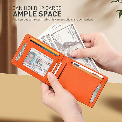 DIENQI Slim Carbon Fibre RFID Wallet