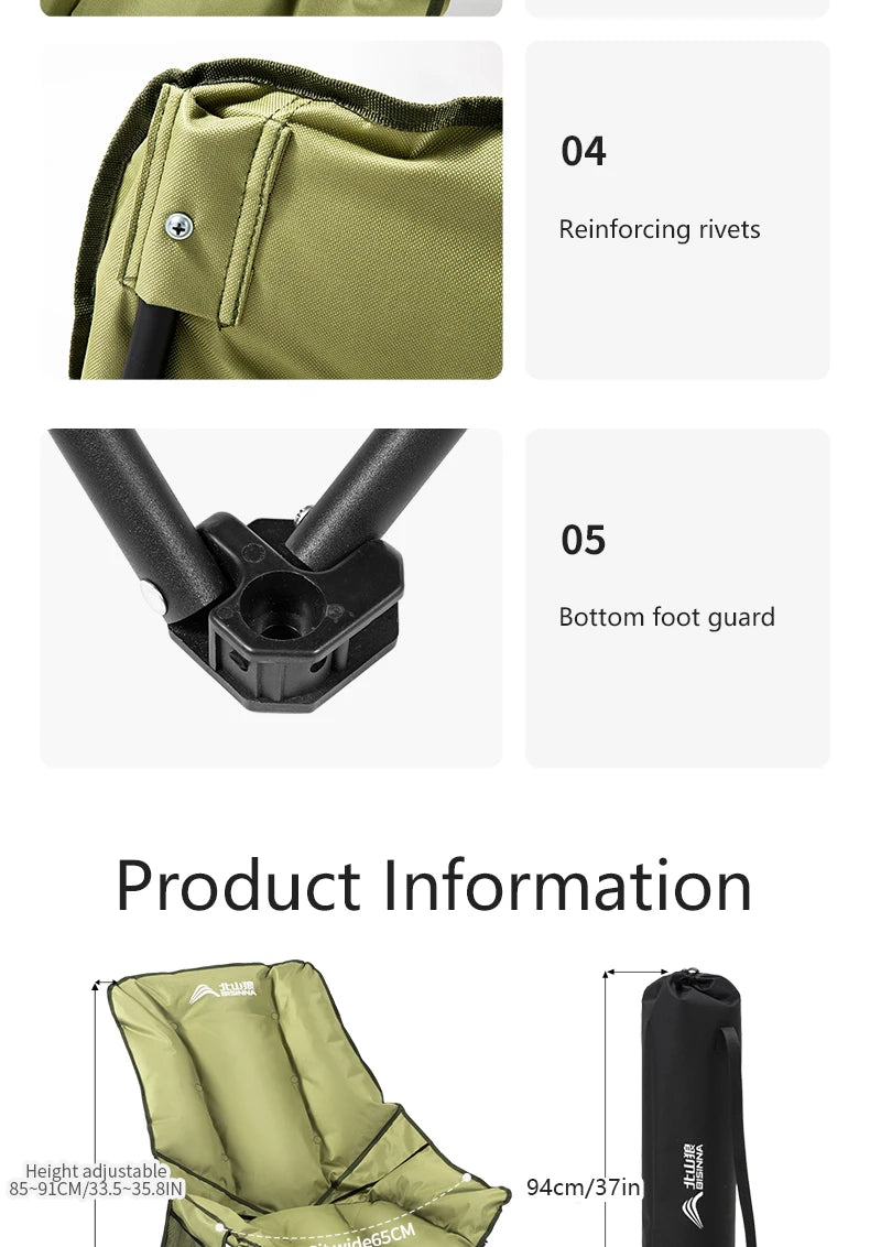 BISINNA Portable Camping Moon Chair