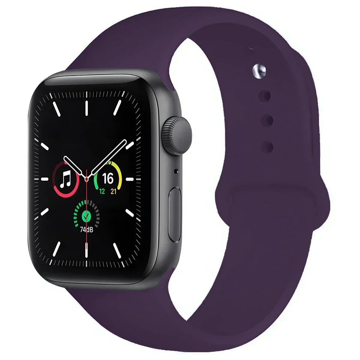 Silicone Sport Band for Apple Watch Series (42mm - 49mm)(available in 45 colours) Habicare