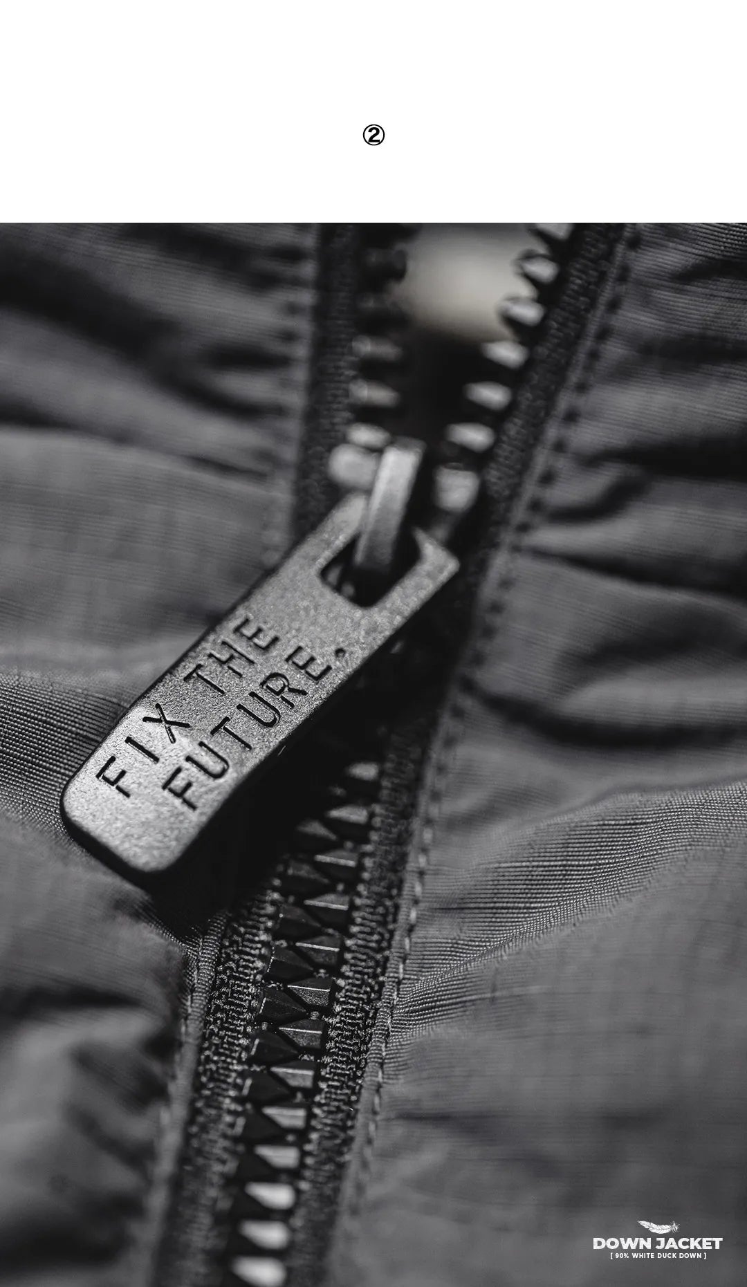 Maden White Duck Down Jacket