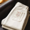 Maden Men's Vintage Heavyweight Washed White Jeans