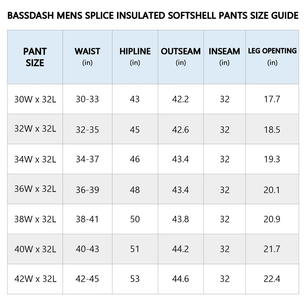 BASSDASH Splice Insulated Hunting Softshell Pants ShopHub