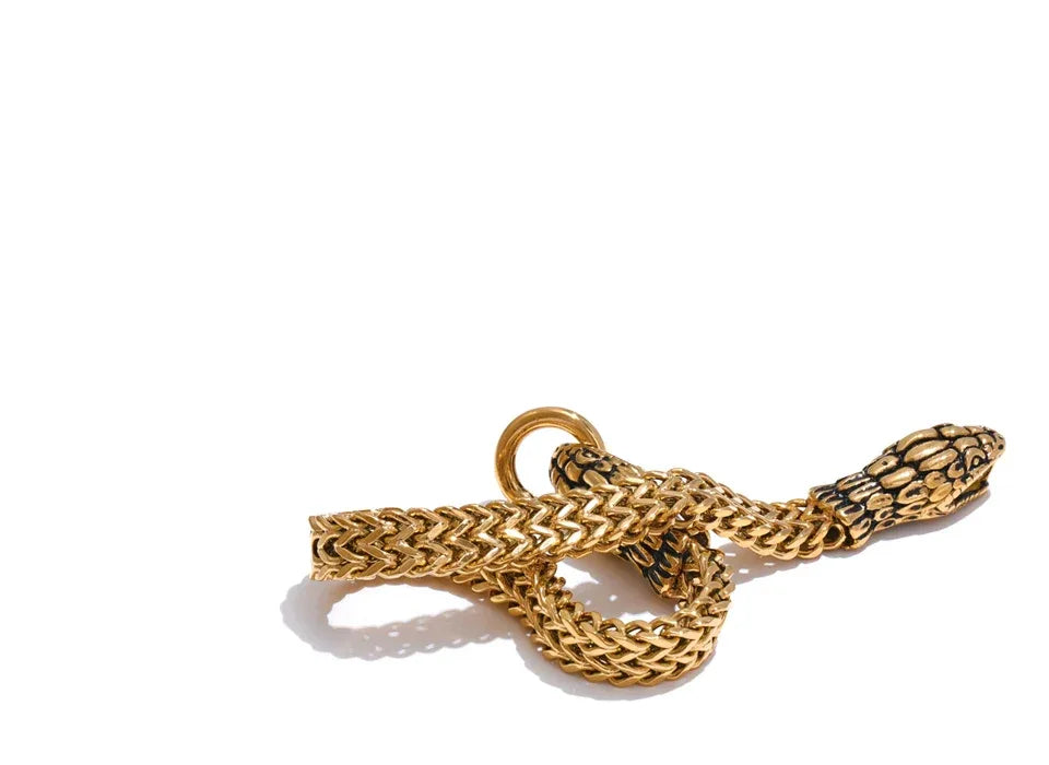 23cm Men's Snake Bracelet - ShopHub