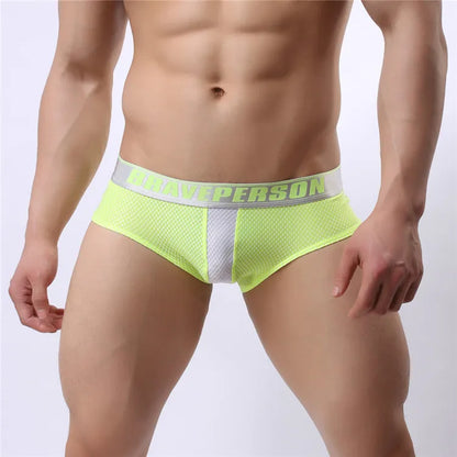 BRAVE PERSON Mens Low-Rise Boxer Briefs Sexy Fashion Underwear