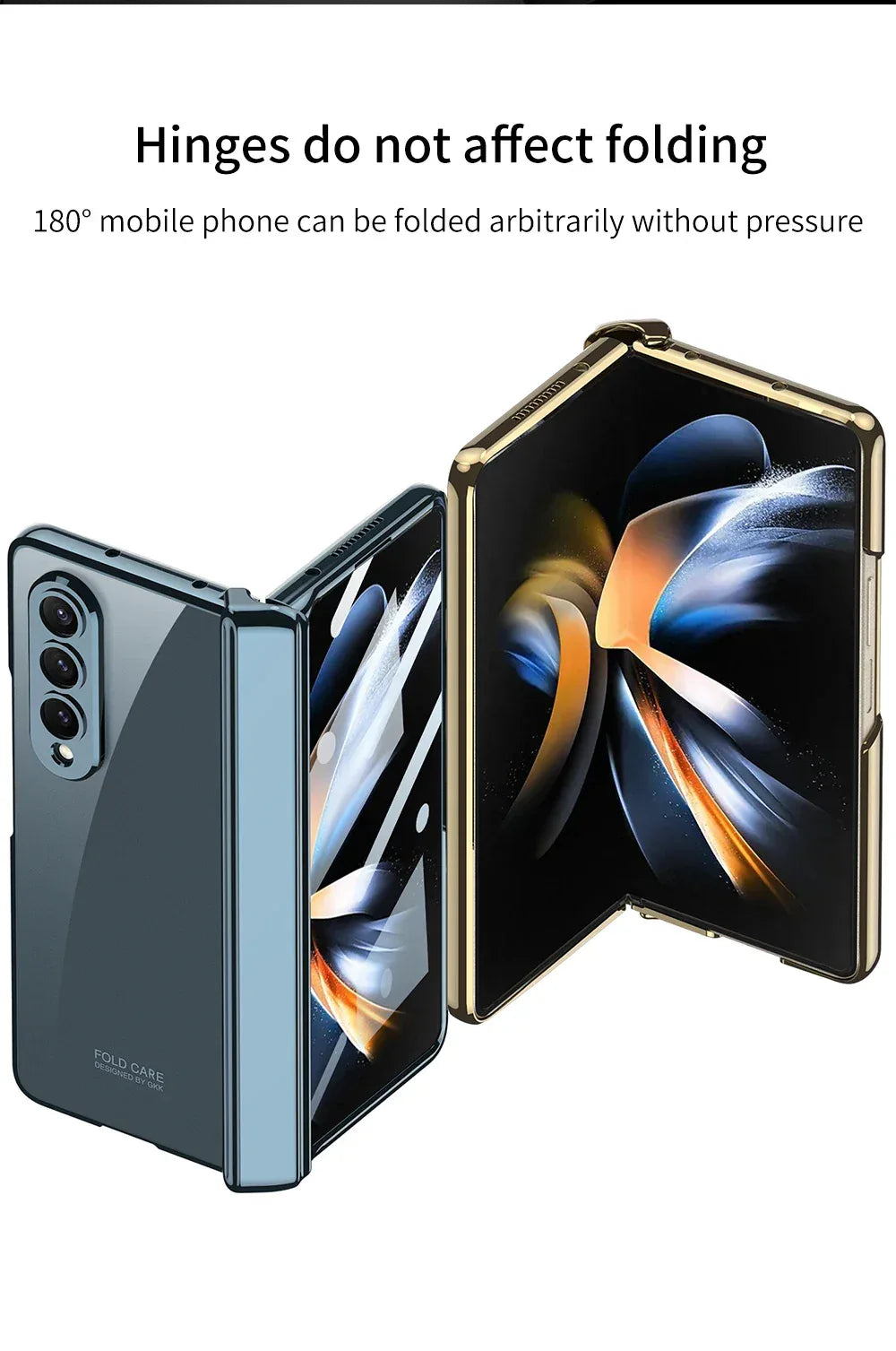 GKK Magnetic Hinge Outer Glass Case for Galaxy Z Fold 4 & 5 - ShopHub