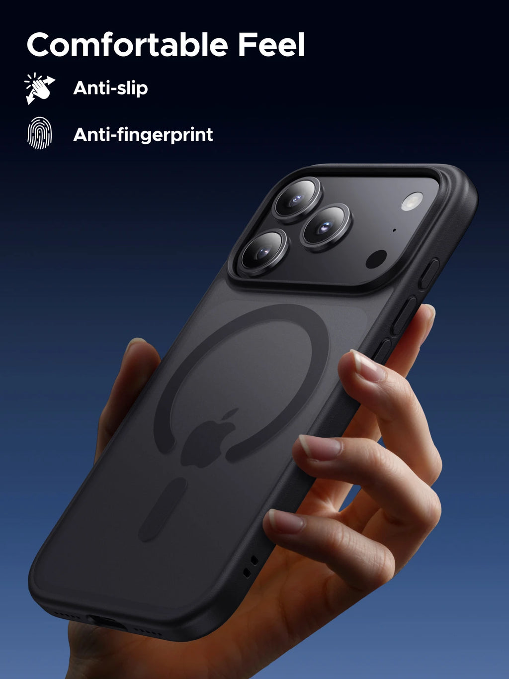 UGREEN Black Magnetic Case for iPhone 17 16