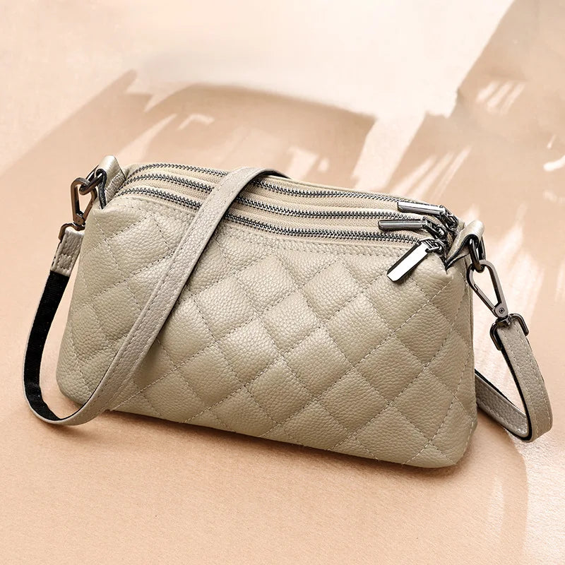 FOXER Genuine Leather Women's Shoulder Bag
