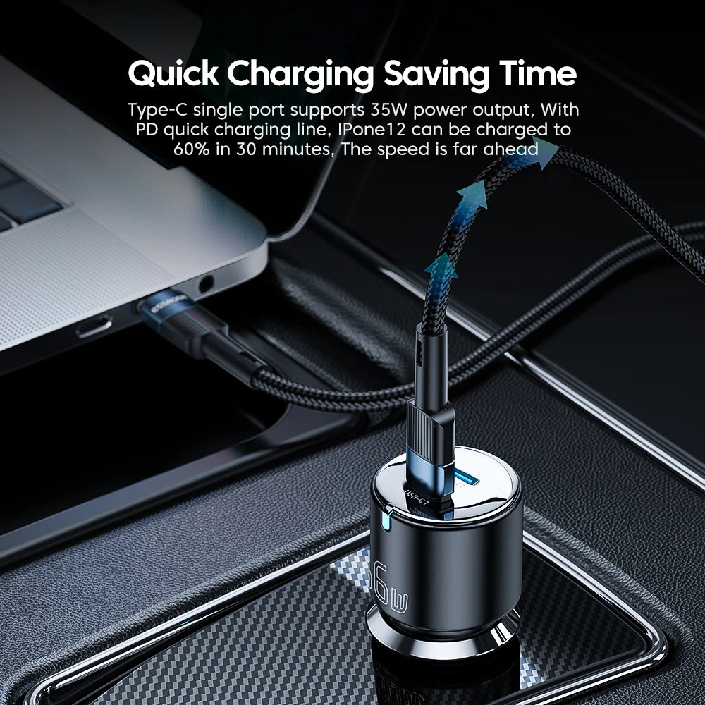 Essager 66W Fast Charging Car Charger