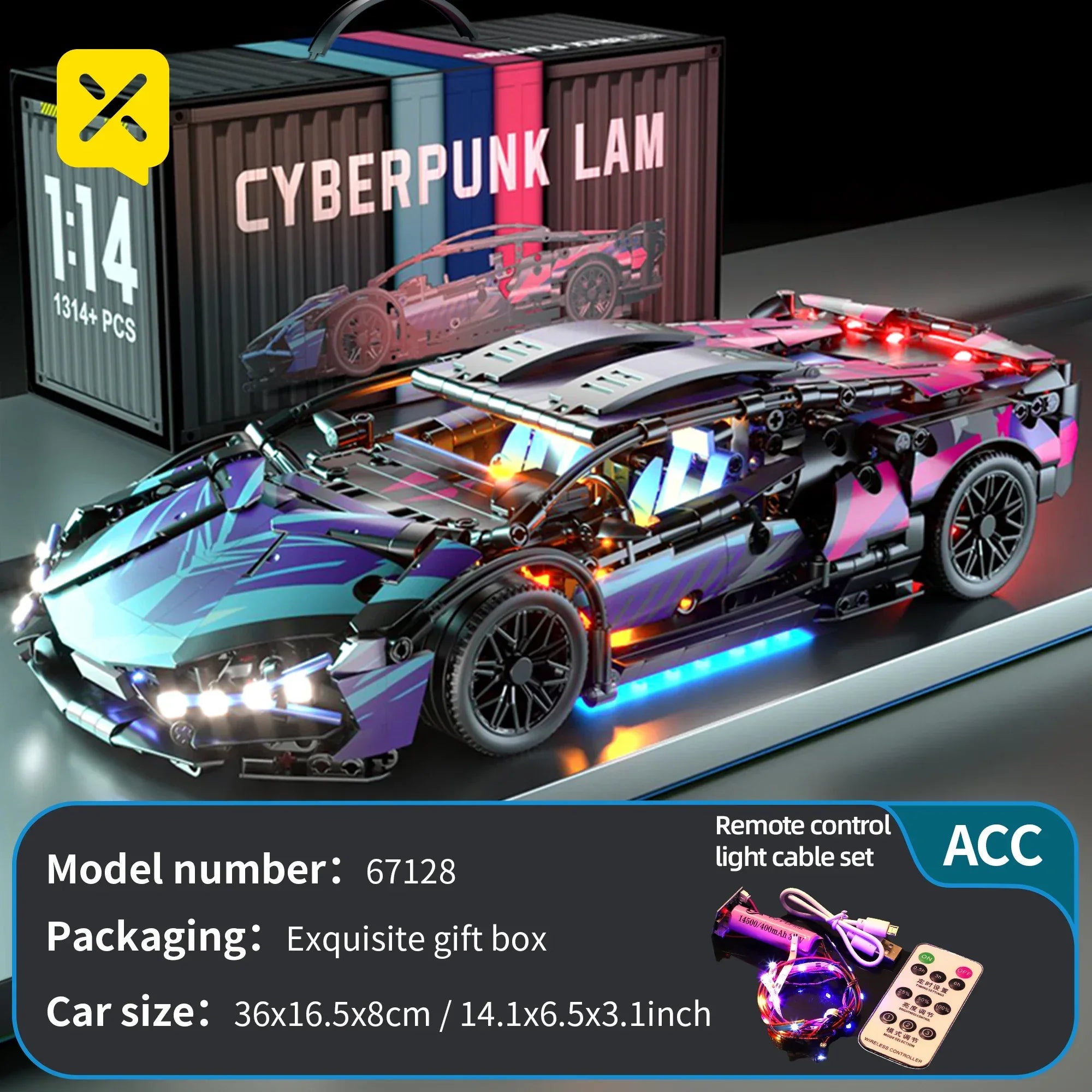 TOYLINX 1314PCS Speed Car Building Block Set! - ShopHub