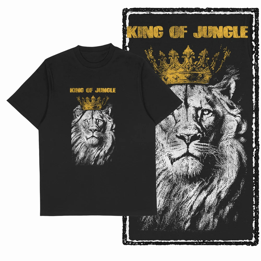 COOLMIND MAV Lion Graphic Cotton Tee