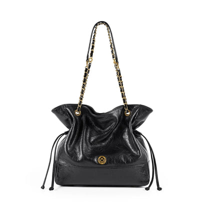 FOXER Luxury Genuine Leather Shoulder Bag