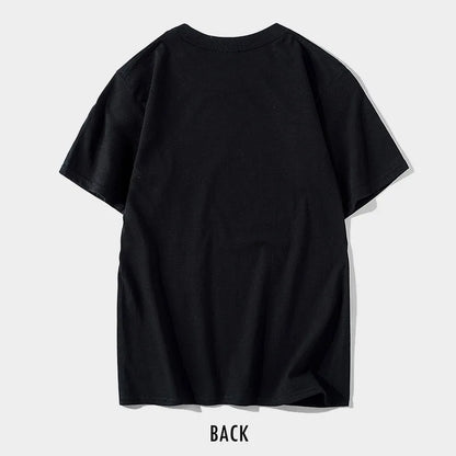 COOLMIND MO0167 Space Cat Graphic Cotton Tee